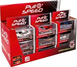 Samochód wyścigowy pull&speed display mix 27 sztuk