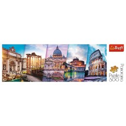 Puzzle 500 elementów Panorama - Podróż do Włoch