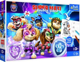 Puzzle 24 elementów Super Maxi Psia drużyna Psi Patrol