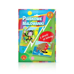 Piaskowa Malowanka Hippopotam Małpa