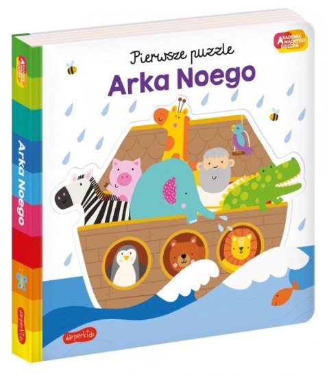 Książeczka Akademia Mądrego Dziecka. Pierwsze Puzzle. Arka Noego