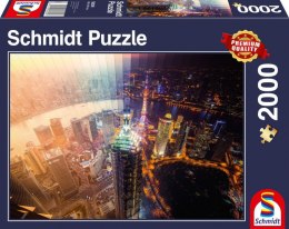 Puzzle 2000 elementów Dzień i noc