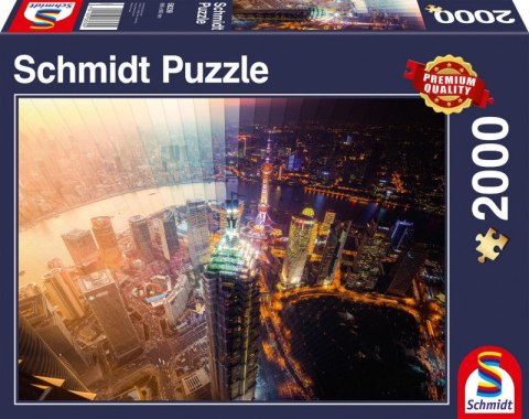 Puzzle 2000 elementów Dzień i noc