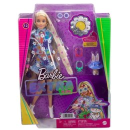 Lalka Barbie Extra Komplet w kwiatki Blond włosy