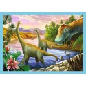 Puzzle 4w1 Wyjątkowe dinozaury