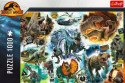 Puzzle 1000 elementów Na tropie dinozaurów Jurassic Park