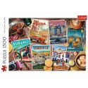 Puzzle 1500 elementów Podróże po Europie