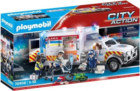 Zestaw figurek City Action 70936 Ambulans pogotowia ratunkowego: US Ambulance