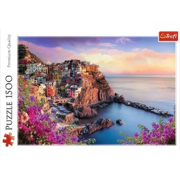 Puzzle 1500 elementów Widok na miasteczko Manarola