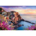 Puzzle 1500 elementów Widok na miasteczko Manarola