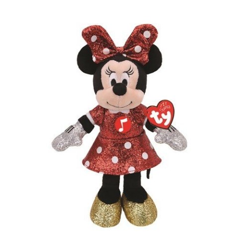 Maskotka TY Myszka Minnie z dźwiękiem 20 cm