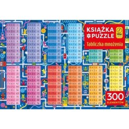 Puzzle 300 elementów + Książka - Tabliczka mnożenia