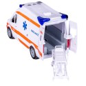 Auto ambulans z noszami