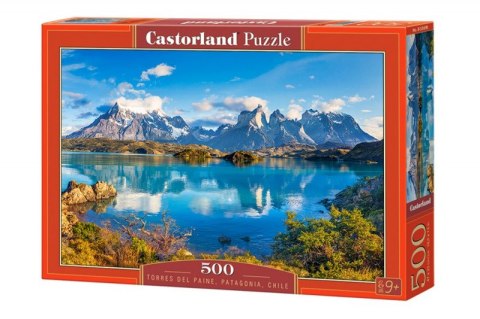 Puzzle 500 elementów Góry Torres Del Paine Patagonia Chile