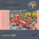 Puzzle drewniane Pomocnicy Świętego Mikołaja 1000 elementów