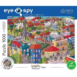 Puzzle 1000 elementów UFT Eye-Spy Sneaky Peekers Paryż Francja