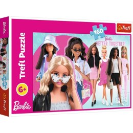 Puzzle 160 elementów Barbie i jej świat