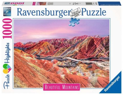 Puzzle 1000 elementów Góry Tęczowe