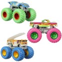 Pojazd Monster Trucks 1:64 świecący w ciemności mix