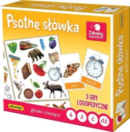 Gra Psotne słówka - Głoski ciszące