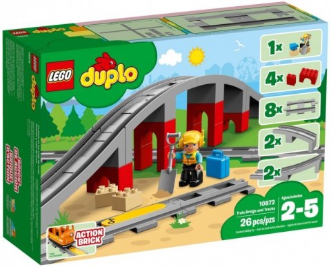 Klocki DUPLO 10872 Tory kolejowe i wiadukt