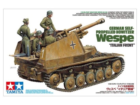 Model plastikowy Haubica Wespe front włoski