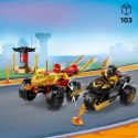 Klocki Ninjago 71789 Bitwa samochodowo-motocyklowa między Kaiem a Rasem