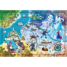 Puzzle 1000 elementów Compact Disney Maps Frozen