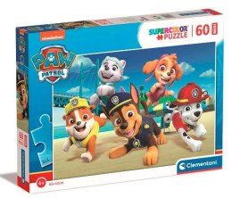 Puzzle 60 elementów Maxi Super Kolor Paw Patrol