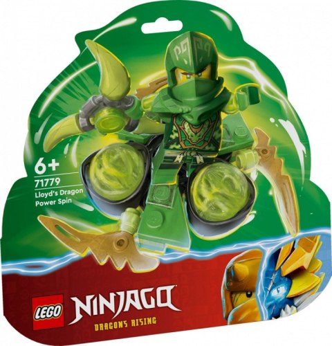 Klocki Ninjago 71779 Smocza moc Lloyda - obrót spinjitzu