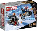 Klocki Super Heroes 76260 Marvel Motocykle Czarnej Wdowy i Kapitana Ameryki