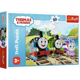 Puzzle 30 elementów Radosny Tomek Thomas and Friends