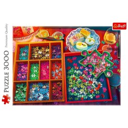 Puzzle 3000 elementów Wieczór z puzzlami