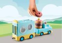 Zestaw z figurką 1.2.3 71325 Szalony Donut Truck z funkcją układania i sortowania