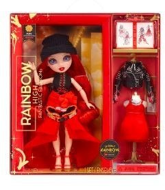 Lalka Rainbow High Fantastic Fashion Doll- RED - Ruby Anderson