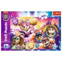 Puzzle 100 elementów Poznaj Mighty Pups Psi Patrol Paw Patrol