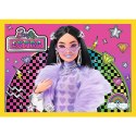 Puzzle 4w1 Barbie wesoły świat