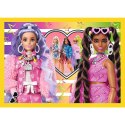 Puzzle 4w1 Barbie wesoły świat