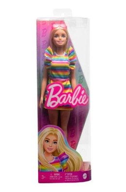 Lalka Barbie Fashionistas blond z aparatem na zęby