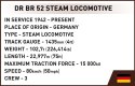 Klocki DR BR 52 Steam Locomotive