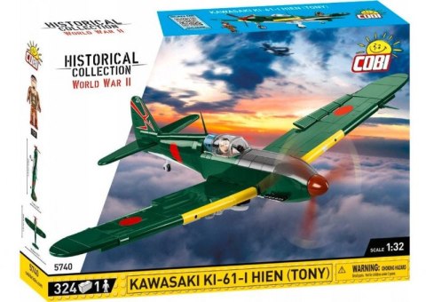 Klocki Historical Collection WWII KAWASAKI KI-61-I HIEN (TONY) 324K