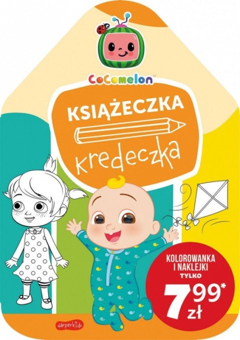 Kolorowanka Cocomelon. Książeczka kredeczka