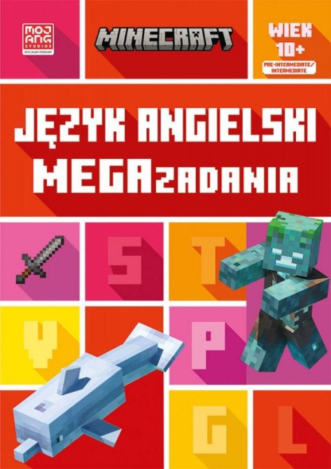 Książeczka Minecraft. Język angielski. Megazadania 10+