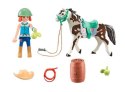 Zestaw z figurkami Horses 71358 Ellie i Sawdust ćwiczące western riding