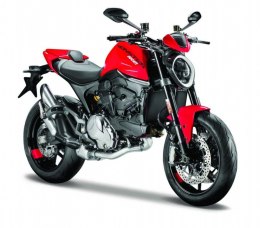 Model metalowy Motocykl Ducati Monster 2021 1/18 z podstawką