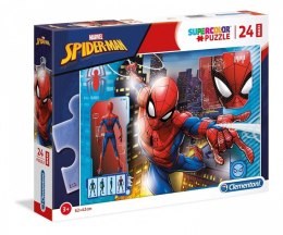 Puzzle 24 elementy Maxi Super Kolor - Spider-Man