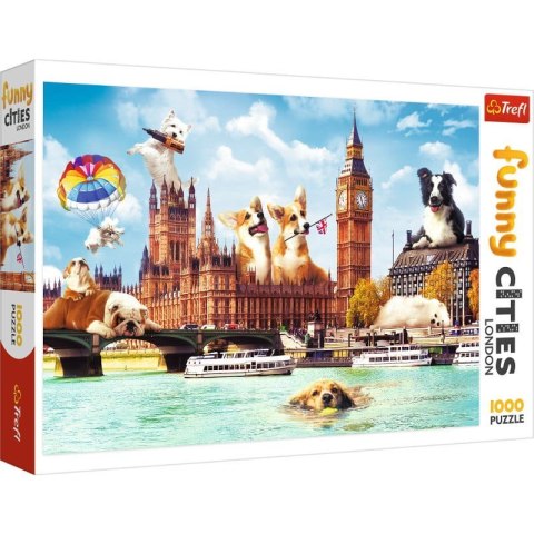 Puzzle 1000 elementów Psy w Londynie