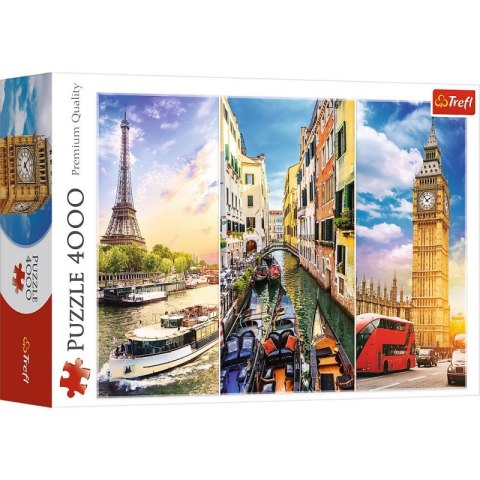 Puzzle 4000 elementów Wycieczka po Europie