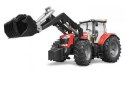 Traktor Massey Ferguson 7600 z ladowaczem