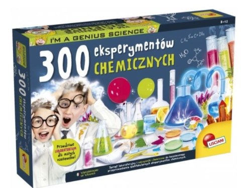 Zestaw naukowy I'm A Genius 300 eksperymentów chemicznych